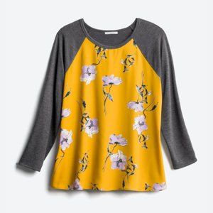 Vernon Mixed Material Top